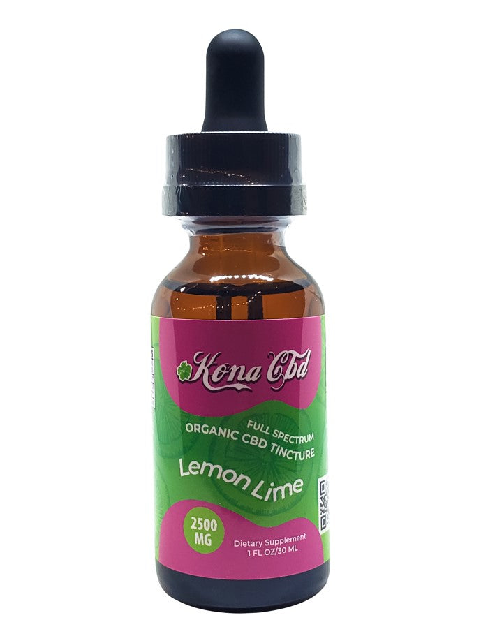 Kona CBD Tincture - Lemon Lime Flavor - Hemp Haven ATL