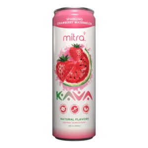 Mitra9 Kava Sparkling Strawberry Watermelon