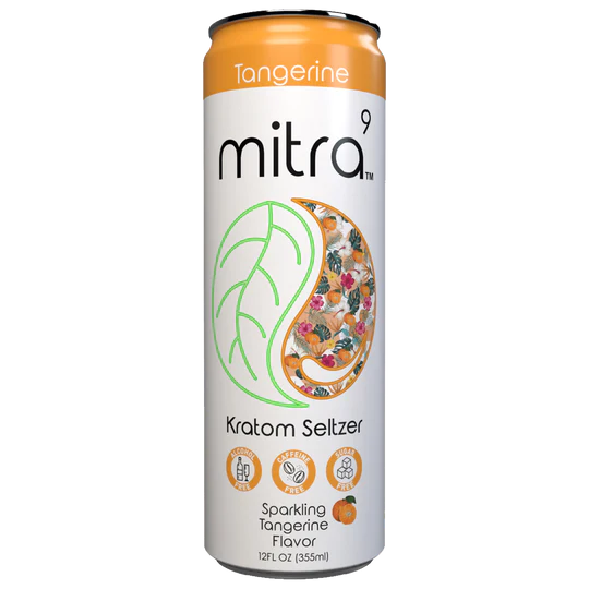 Mitra9 Tangerine Kratom Seltzer