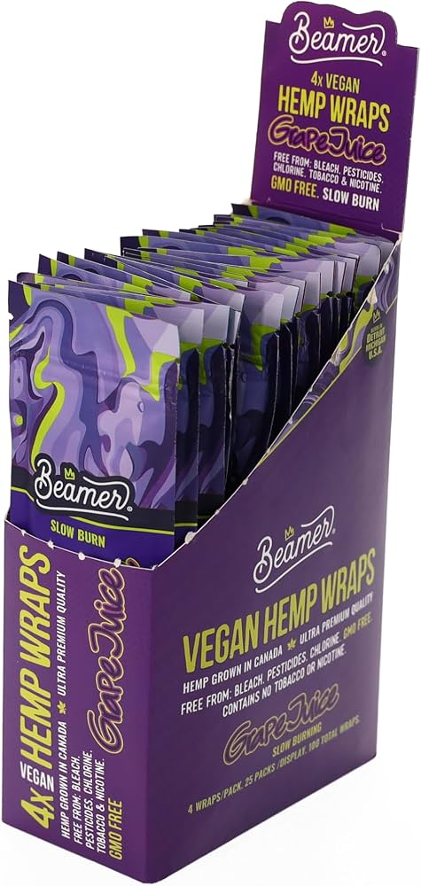 Beamer Hemp WRAP - Grape Juice