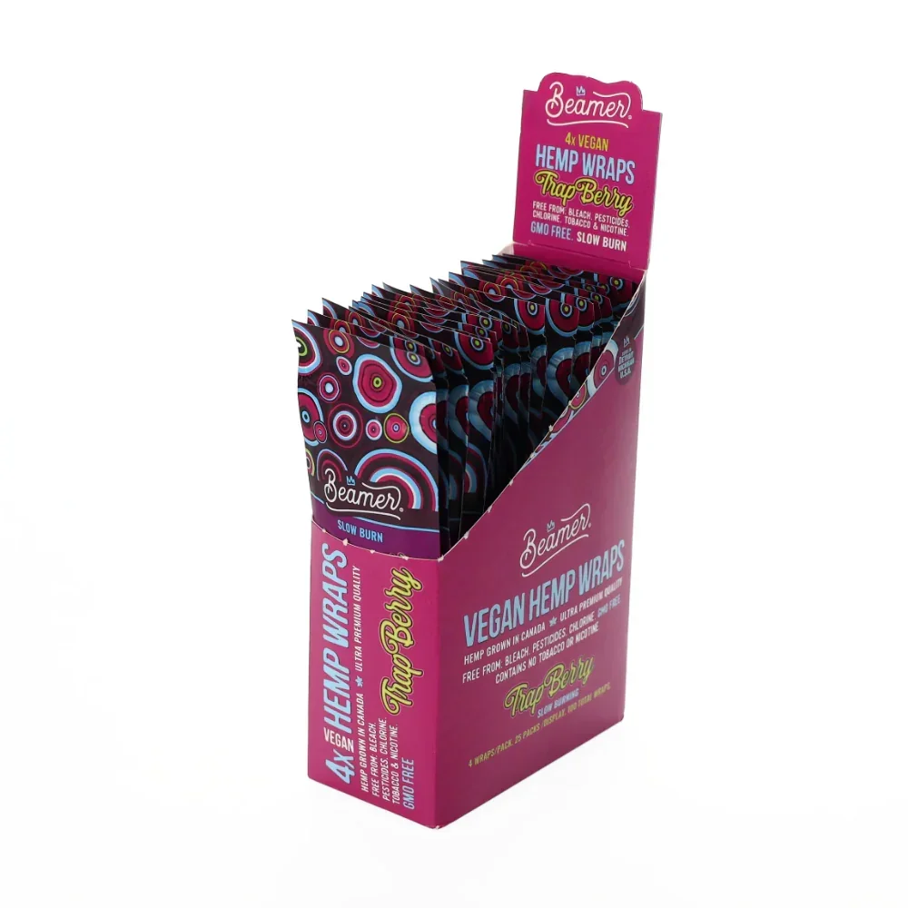 Beamer Flavored Vegan Hemp Wraps Trap Berry Display Box 383x@3x.progressive