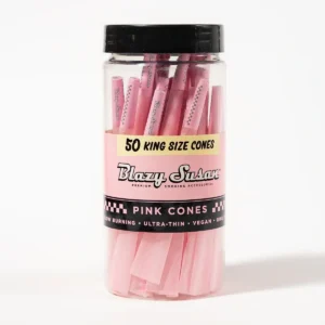 Blazy king size pink cones jar