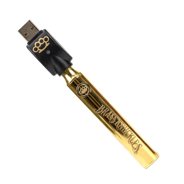 Brass Knuckles 900mAh 510 Vape Battery Gold 600x600 1