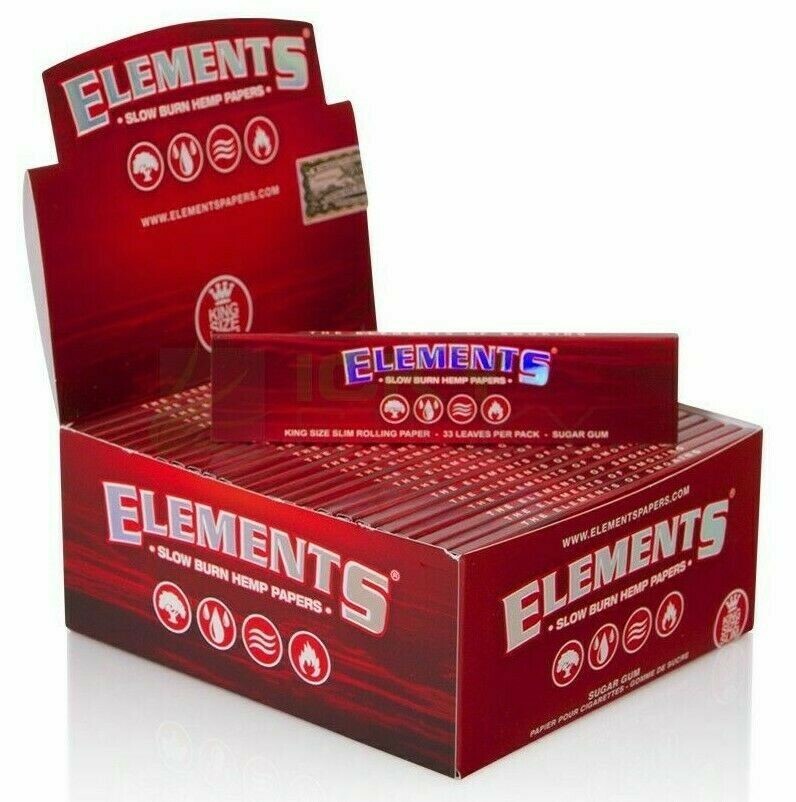 Elements Slow Burn Hemp King Slim