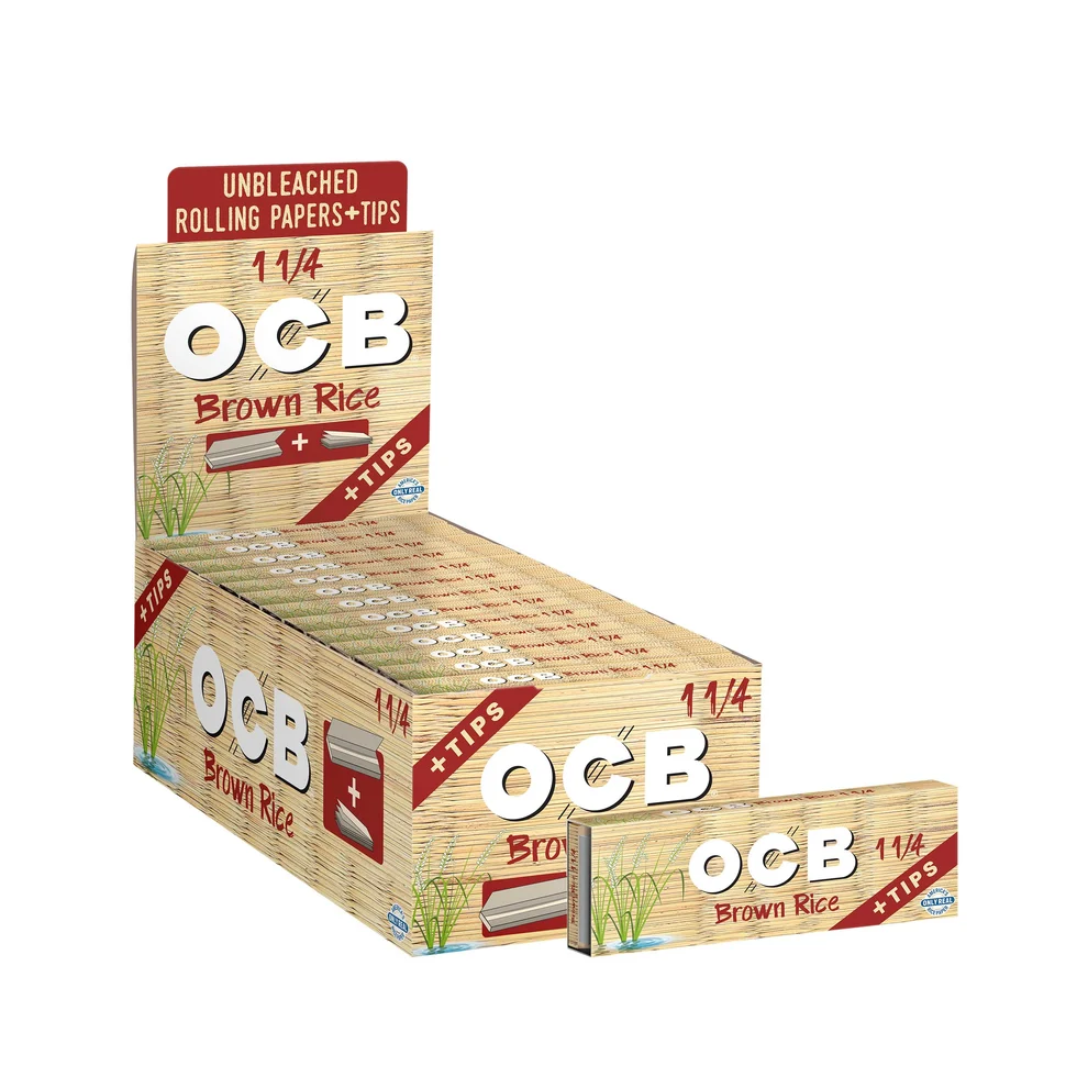 OCTP14RC OCB Brown Rice 114 Tips Combo Mockup Web