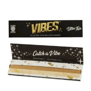 Vibes Ultra Thin King Size (Black)