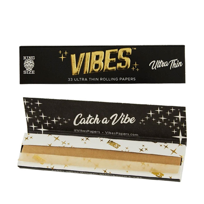 Vibes Ultra Thin King Size (Black)