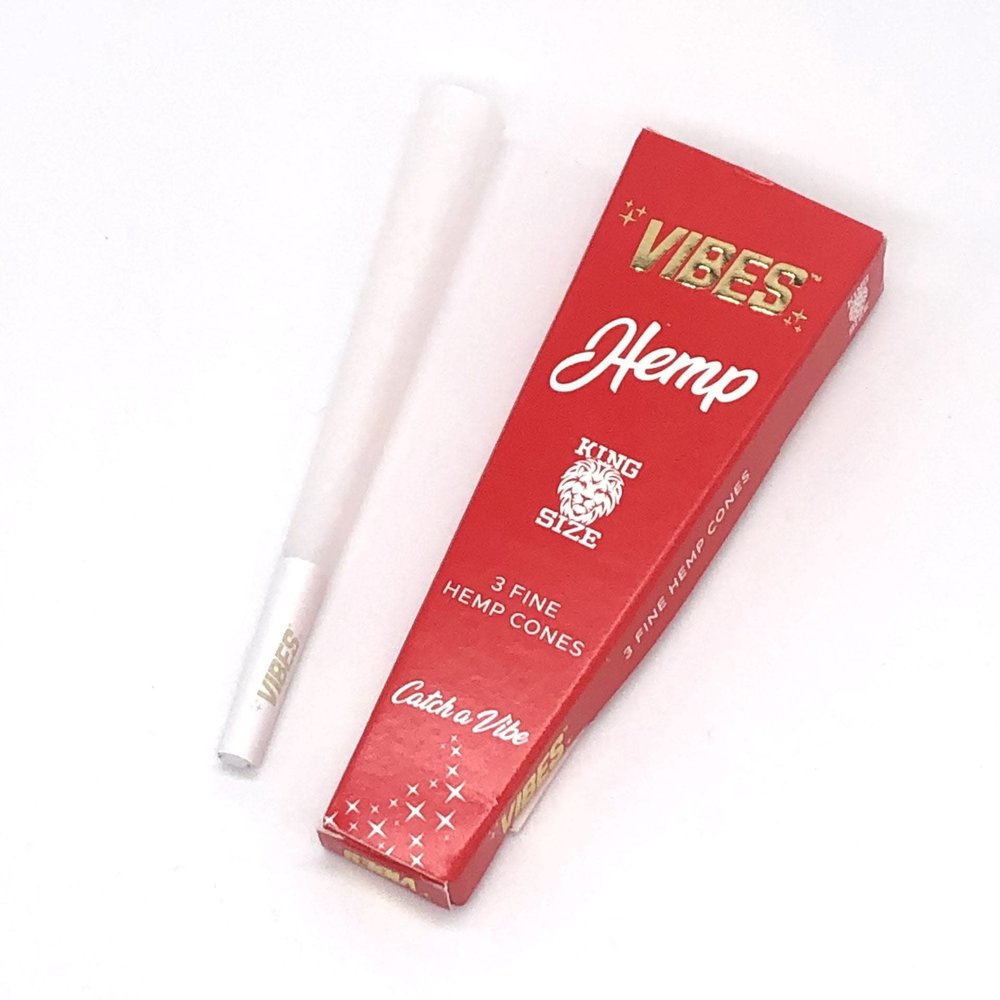 Vibes King Size Cones - Hemp