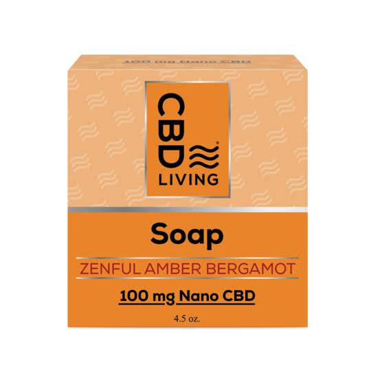 CBD Living SOAP - Amber Begamot
