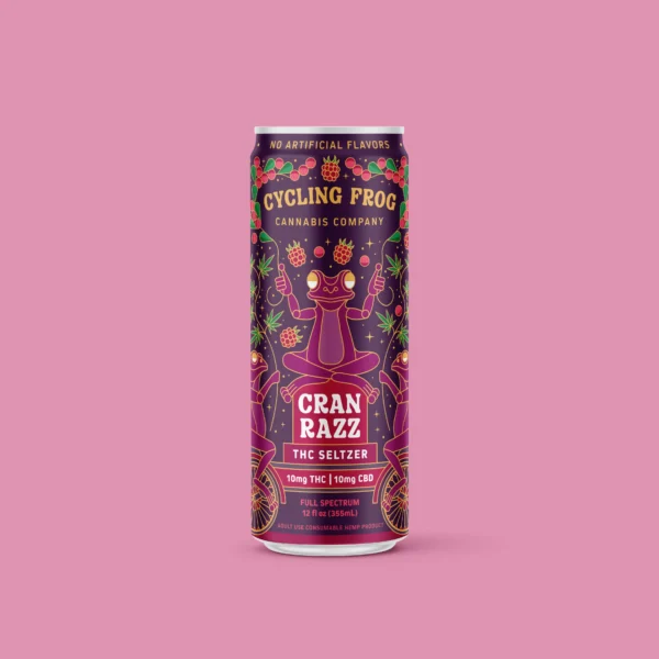 Cycling Frog | THC Seltzer: Cran Razz