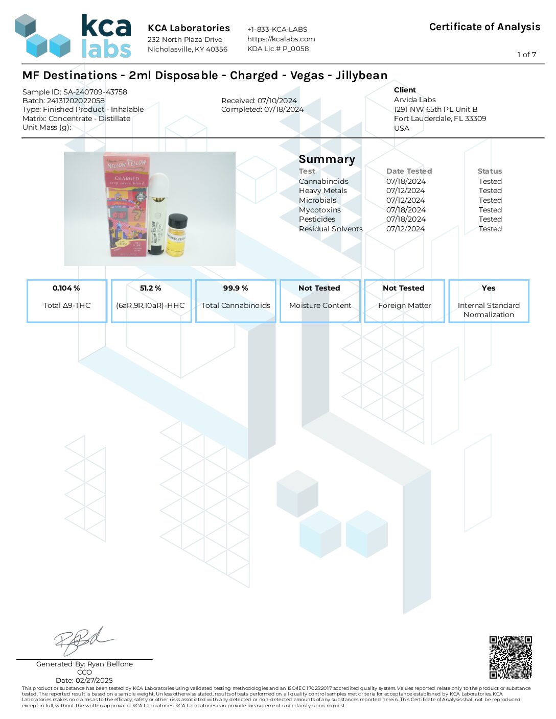 Mellow Fellow | 2ml Terp Sauce Disposable Vape - Image 12