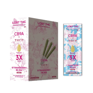Lost THCP CB9A Diamond Prerolls Strawberry Bliss