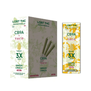 Lost THCP CB9A Diamond Prerolls Green Crack