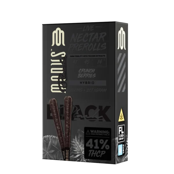 Modus Live Nectar THCP Prerolls Black Crunch Berries