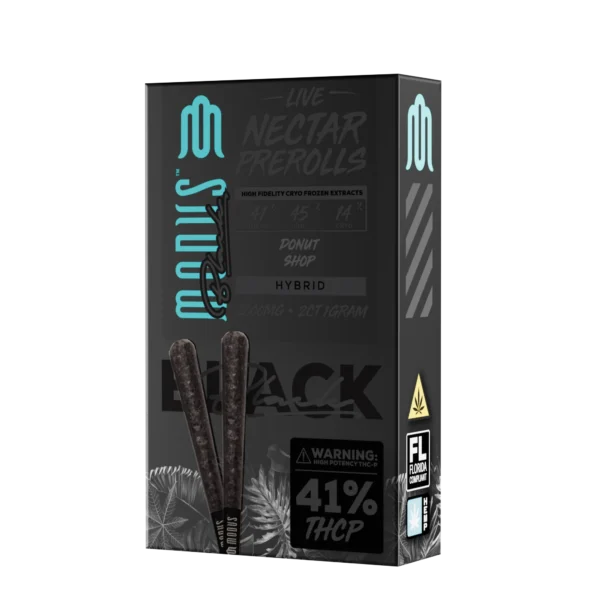 Modus Live Nectar THCP Prerolls Black Donut Shop