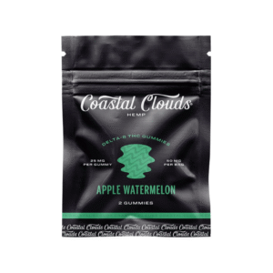 Coastal Clouds D8 Gummies : Apple Watermelon 50 mg