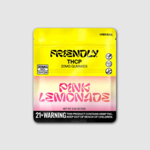 Friendly THCP Gummies Pink Lemonade