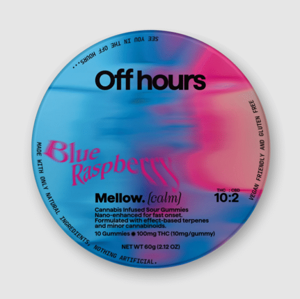 Off Hours Delta 9 Gummies Blue Raspberry