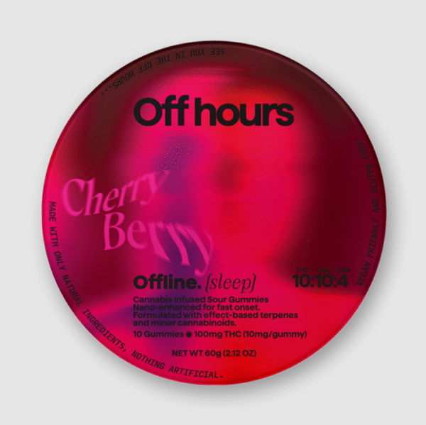 Off Hours Delta 9 Gummies Cherry Berry
