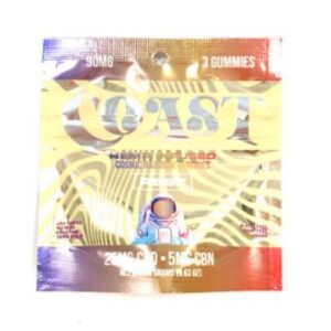 Coast Hemp Infused Gummies Cosmic Rainbow Rest 90MG