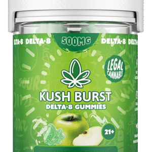 KSUH BURST  Delta 8 Gummies Sour Apple 500 Mg