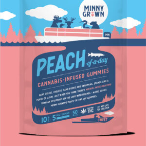 Minny Grown Delta 9 Gummies Southern Peach Hybrid
