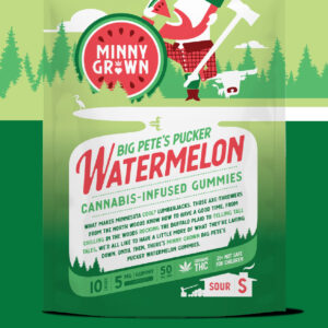 Minny Grown Delta 9 Gummies Watermelon Relax