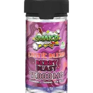 Smak'd Exotic Blend Gummies Berry Blast