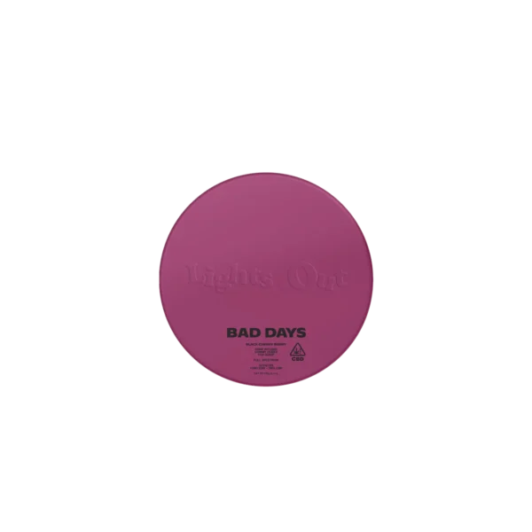 Bad Days Full Spectrum Lights Out CBD + CBN Gummies: Black Cherry 450mg