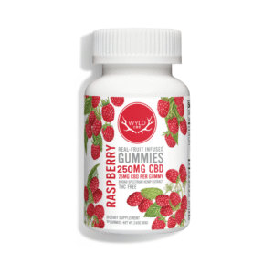 WYLD CBD Broad Spectrum CBD Gummies: Raspberry 250mg