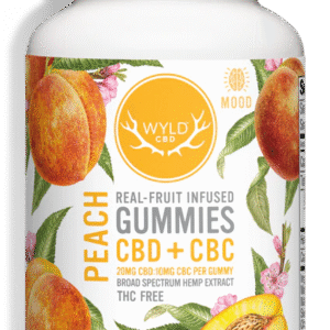 Wyld CBD | CBD Gummies Broad Spectrum THC - PEACH