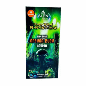 Alien Exotics | 4G D8 Live Resin Blend Disposables AFGHAN KUSH INDICA