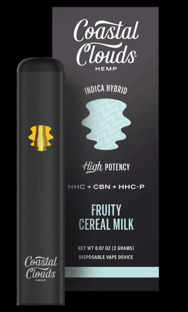 Coastal Clouds | HHC + CBN + HHC-P 2g disposables - Fruity Cereal Milk