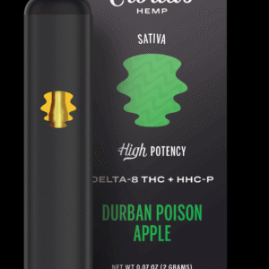 Coastal Clouds | Delta-8 THC + HHC-P 2g disposables - Durban Poison Apple