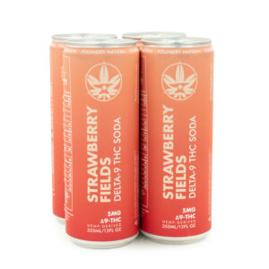 Foundry Nation | Hemp Soda 5mg THC - Strawberry Fields