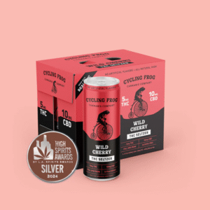 Cycling Frog | 5mg THC + 10mg CBD Seltzer - Wild Cherry