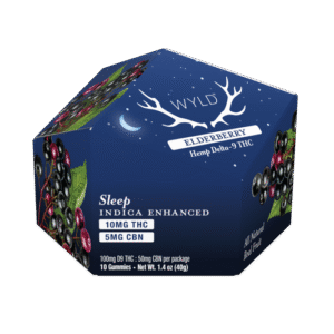 Wyld CBD | D9 Hemp THC Gummies + CBG, CBN, CBD - Elder Berry