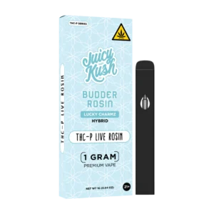 JUICY KUSH BUDDER ROSIN THC-P LIVE ROSIN 1 G: LUCKY CHARMZ