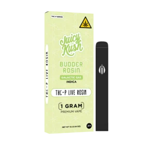 JUICY KUSH BUDDER ROSIN THC-P LIVE ROSIN 1 G : GALACTIC GAS