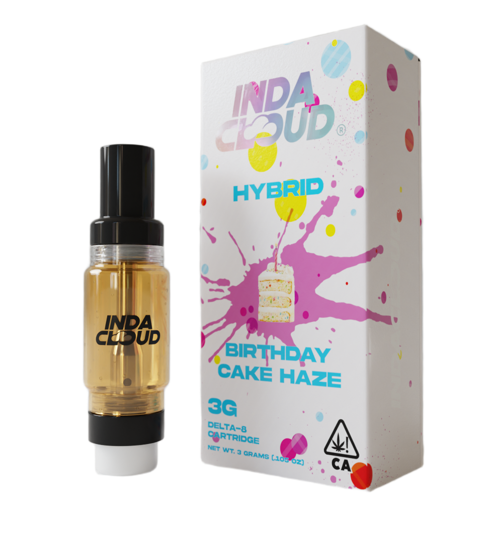 INDACLOUD D8 3 G CARTRIDGE - BIRTHDAY CAKE