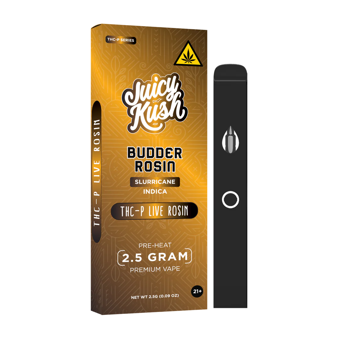 JUICY KUSH BUDDER ROSIN THC-P LIVE RESIN 2.5G : SLURRICANE