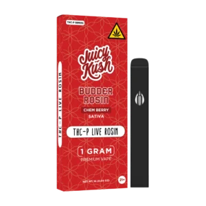 JUICY KUSH BUDDER ROSIN THC-P LIVE RESIN 1 G: CHEM BERRY