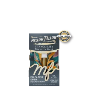 MELLOW FELLOW TRANQUILITY LIVE RESIN BLEND: HHC+ CBD + CBN + CBG + H4CBD - PINEAPPLE RUSH