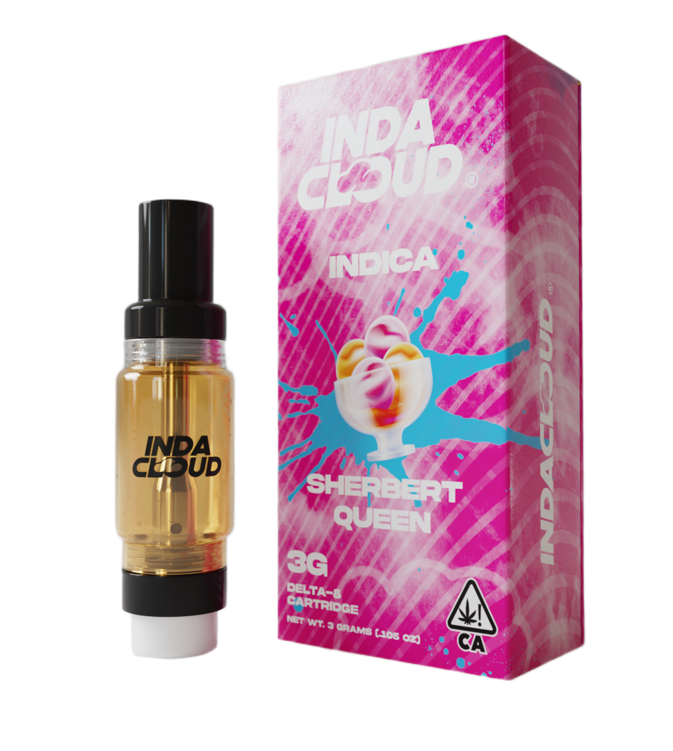 INDACLOUD D8 3 G CARTRIDGE - SHERBERT QUEEN