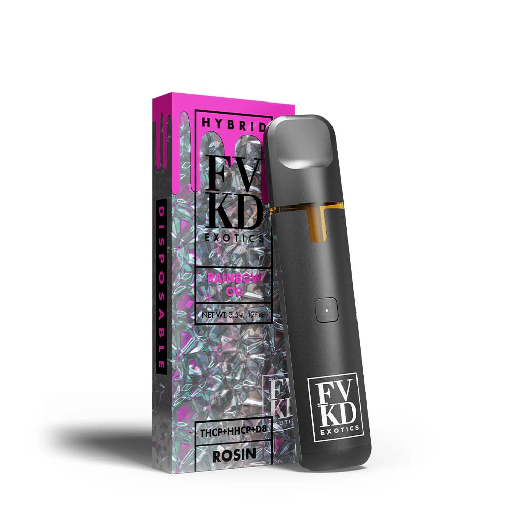 FKVD EXOTICS THC-P LIVE ROSIN 3.5 G : RAINBOW SHERBERT