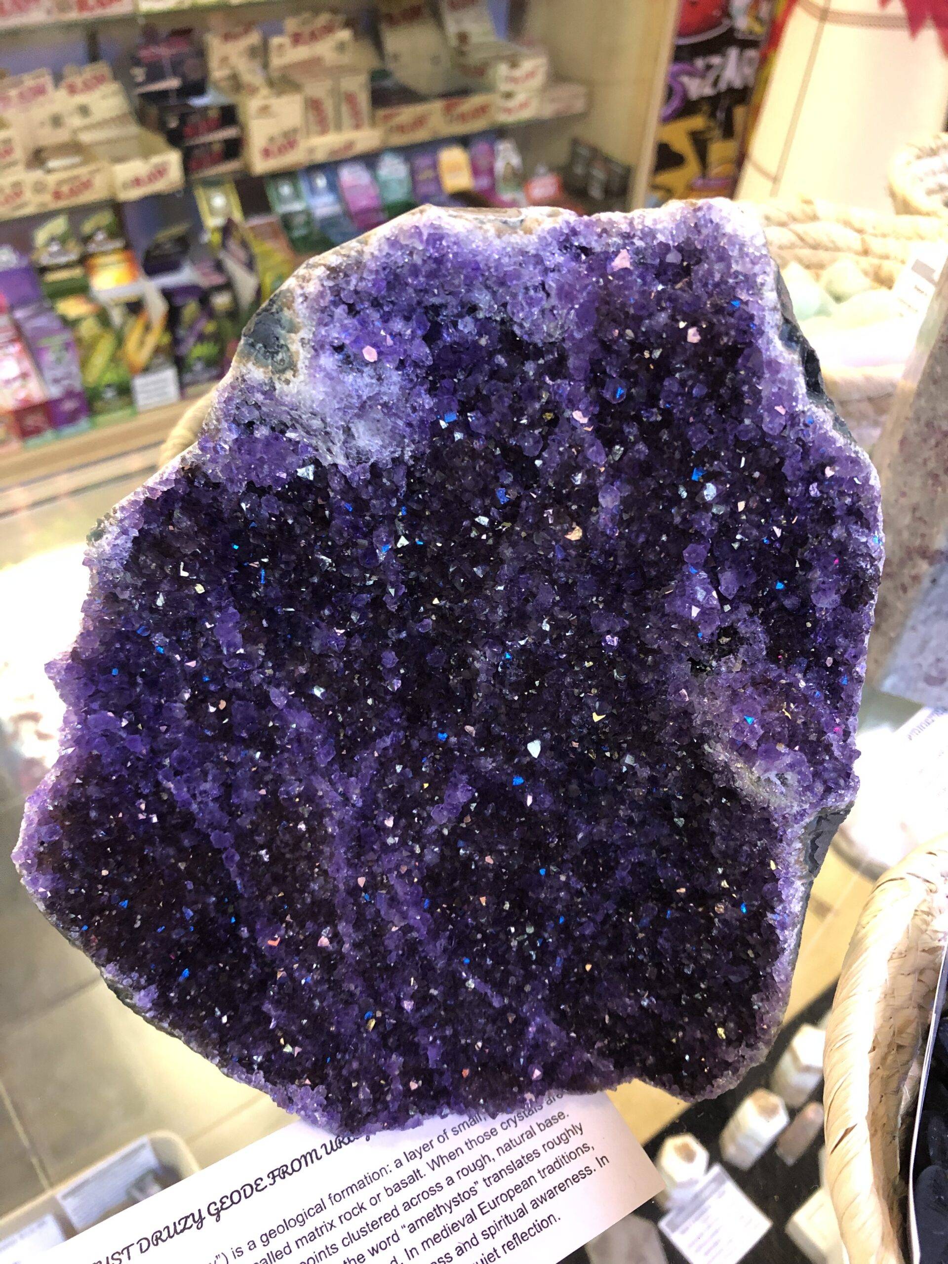 Amethyst Druzy Geode