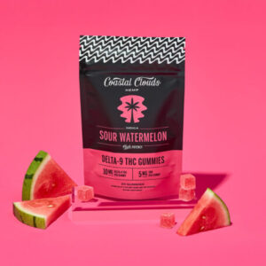 Coastal Clouds Delta 9 Sour Watermelon Gummies