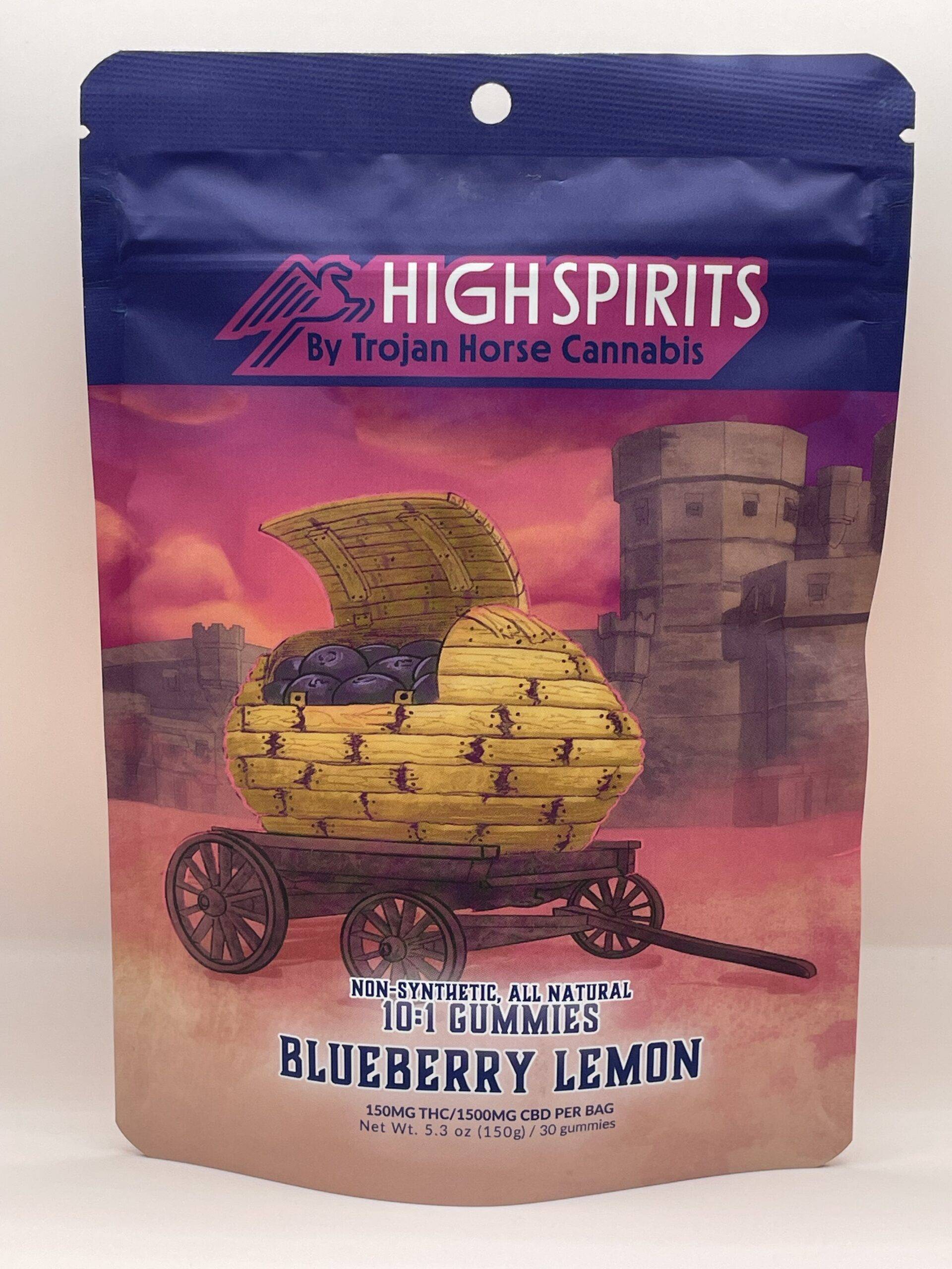 High Spirits | Delta 9 Gummies - Blueberry Lemonade - Image 2