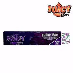 0004671 juicy jays king size blackberry brandy flavored rolling papers 360