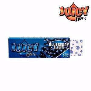 0004685 juicy jays 1 14 size blueberry flavored rolling papers 360